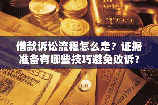 武汉借款诉讼流程怎么走？证据准备有哪些技巧避免败诉？