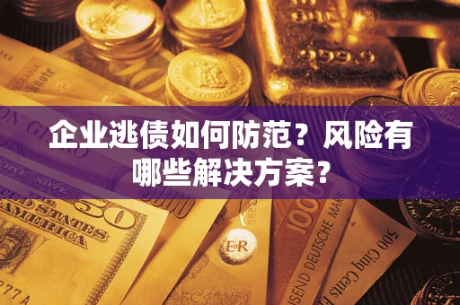 武汉企业逃债如何防范？风险有哪些解决方案？