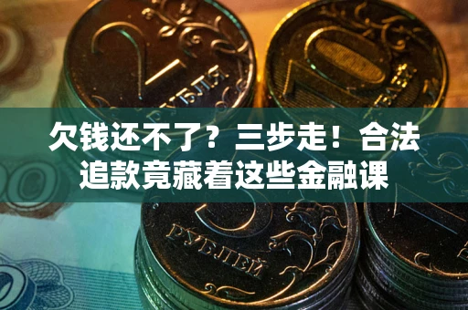 武汉欠钱还不了？三步走！合法追款竟藏着这些金融课