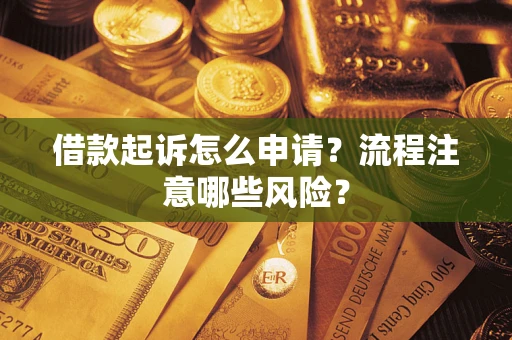 武汉借款起诉怎么申请？流程注意哪些风险？