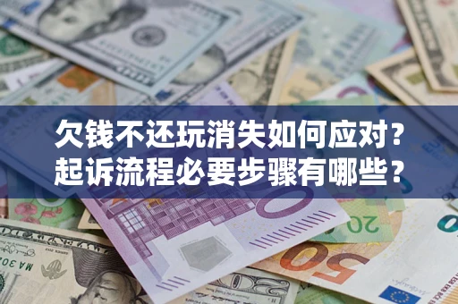 武汉欠钱不还玩消失如何应对？起诉流程必要步骤有哪些？